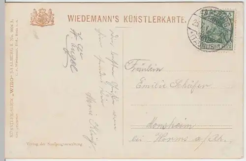 (6472) AK Bad Homburg v. d. Höhe, Kastell Saalburg 1912