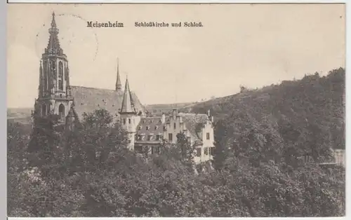 (6454) AK Meisenheim, Schloss 1913