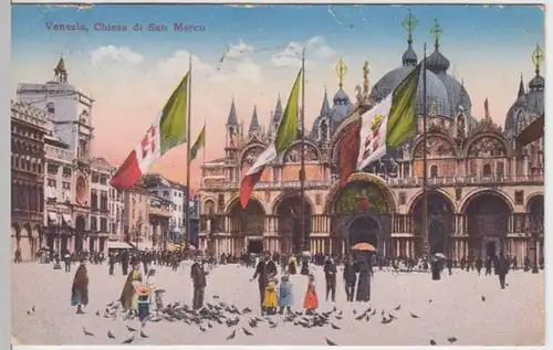 (6452) AK Venedig, Venezia, Markusdom 1914