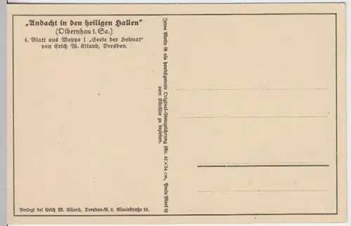 (6430) AK Olbernhau, Waldbild aus >Seele der Heimat< 1910/20er