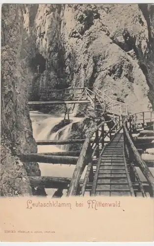 (6421) AK Leutaschklamm, bis 1905