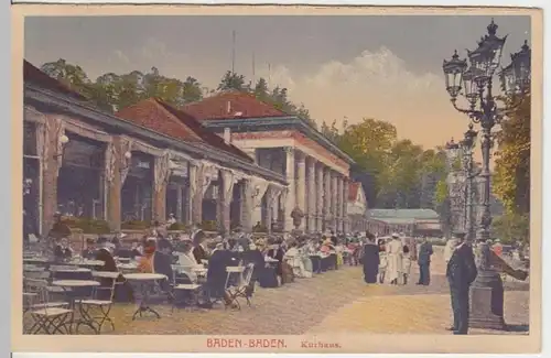 (6398) AK Baden-Baden, Kurhaus, vor 1945