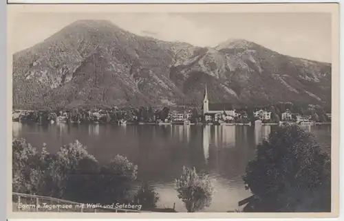 (6383) Foto AK Egern,Tegernsee, Wallberg, Setzberg 1935