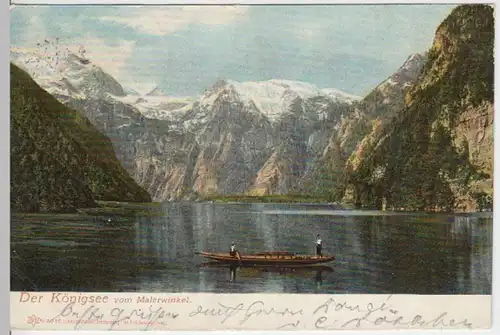 (6374) AK Königssee, Schönau 1904