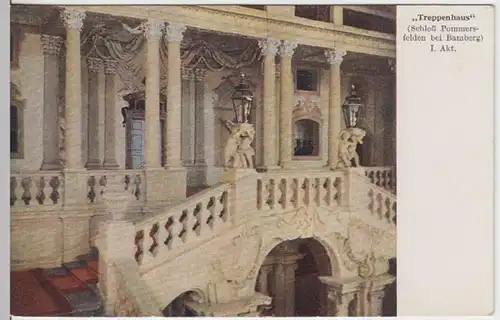 (6343) AK Pommersfelden, Schloss Weißenstein, Treppenhaus