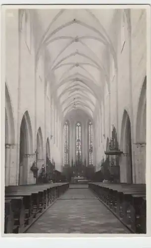 (6328) Foto AK Regensburg, Dominikanerkirche St. Blasius, Inneres