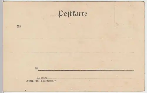 (6281) Künstler AK Wilhelm Sprenger, Der Herr Lakai, bis 1905