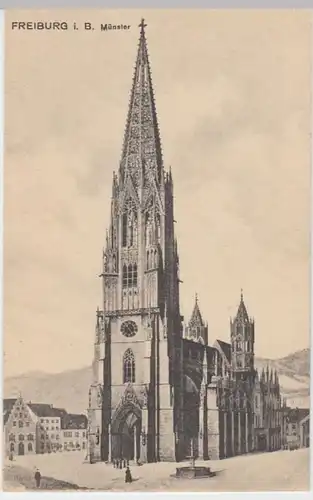 (6280) AK Freiburg im Breisgau, Münster 1924