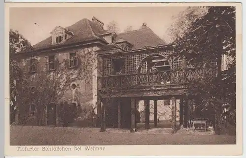 (6274) AK Weimar, Thür., Schloss Tiefurt 1930
