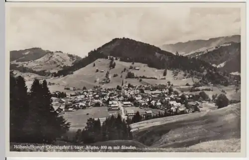 (6239) Foto AK Oberstaufen, Panorama, Staufen