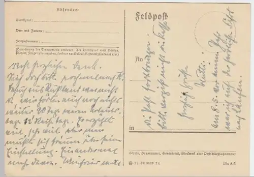 (6165) Feldpostkarte 1942