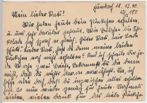 (6132) Feldpostkarte, Feldpost Nr. 16295, 1940