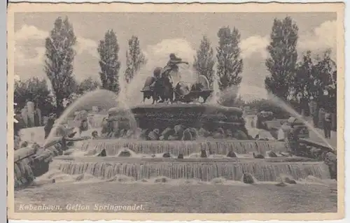 (6112) AK Kopenhagen, Gefion Springbrunnen, vor 1945