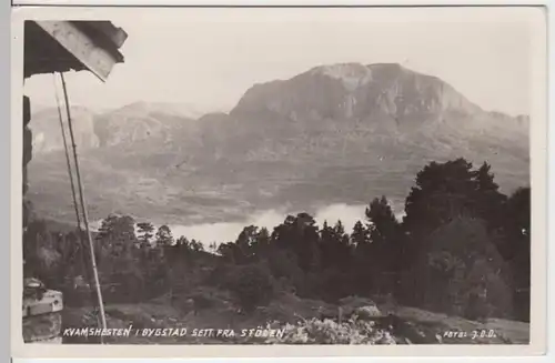 (6093) Foto AK Kvamshesten, Bygstad Sicht