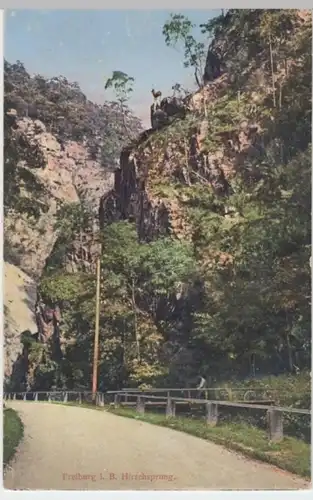 (3304) AK Höllental, Schwarzwald, Hirschsprung, vor 1945