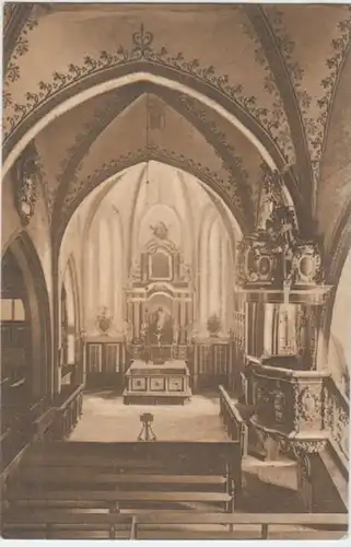 (3229) AK Kalkhorst, Kirche, Inneres, vor 1945