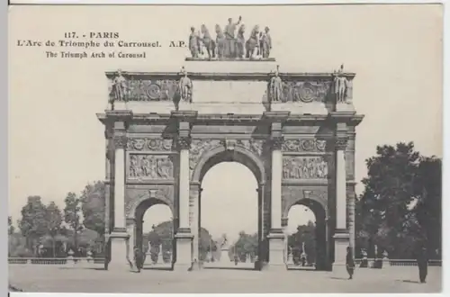 (3220) AK Paris, Arc de Triomphe du Carrousel, vor 1945