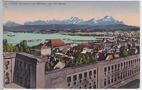(3212) AK Konstanz, Bodensee, Säntis, vor 1945