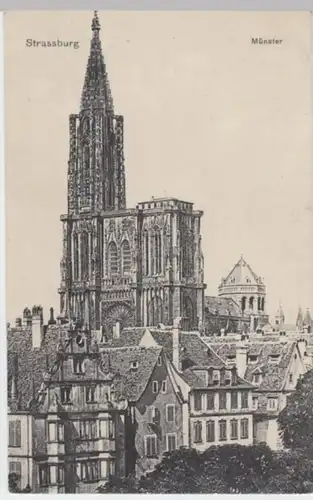 (3211) AK Straßburg, Strasbourg, Elsass, Münster Feldpost 1916
