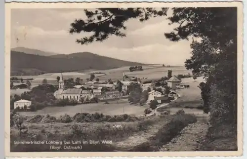 (3183) Foto AK Lohberg, Lam, Bayern, Panorama 1933-42