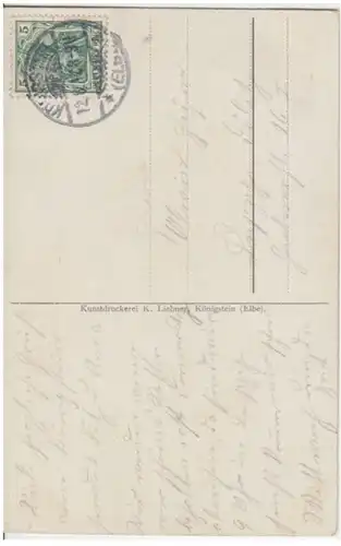 (3171) AK Königstein, Sächs. Schweiz, Königsteiner Fass 1912