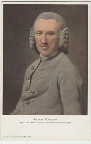 (3129) AK Porträt Abraham Dürninger, Herrnhut