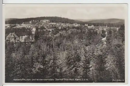 (3071) Foto AK Oberhof, Thür., Panorama 1934