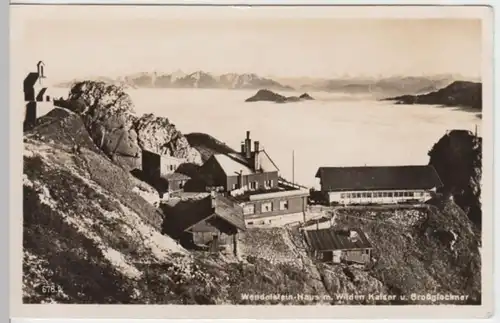 (3054) Foto AK Wendelsteinhaus, Wilder Kaiser, Großglockner