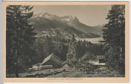 (3044) AK Garmisch-Partenkirchen, Gamshüttl, ab 1935