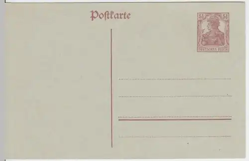 (3000) Postkarte Ganzsache Deutsches Reich 1910er