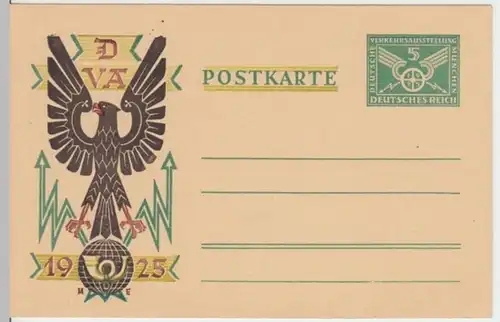 (2999) Postkarte Ganzsache Deutsches Reich Verkehrsausstellung 1925