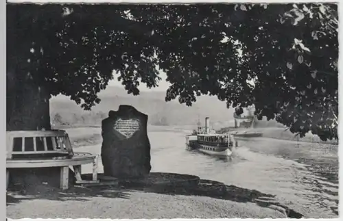 (2964) AK Hann. Münden, Weserstein, Dampfschiff