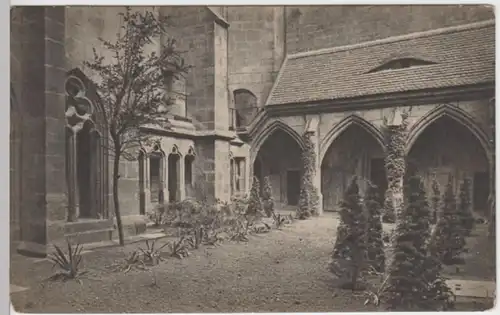 (2946) AK Meissen, Kreuzgang Nordost im Dom 1940er