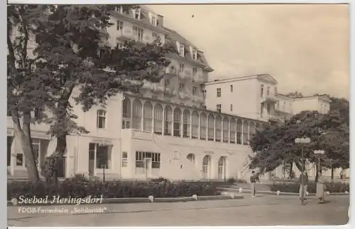 (2923) Foto AK Heringsdorf, Usedom, FDGB-Ferienheim Solidarität 1960