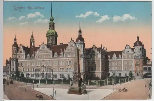(2919) AK Dresden, Schloss 1911
