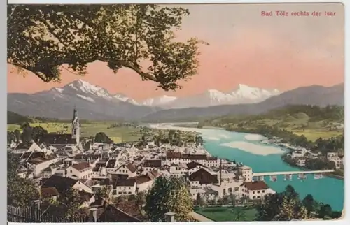 (2877) AK Bad Tölz, Panorama 1911