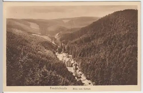(2833) AK Friedrichroda, Panorama, vor 1945