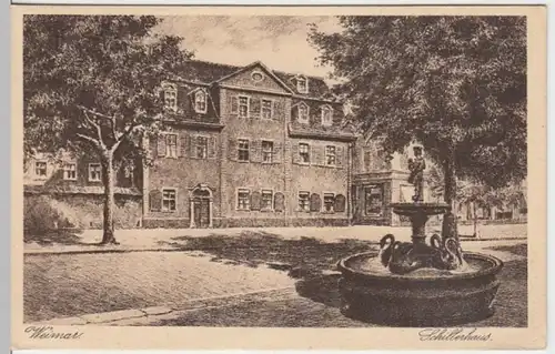(6084) AK Weimar, Thür., Schillerhaus