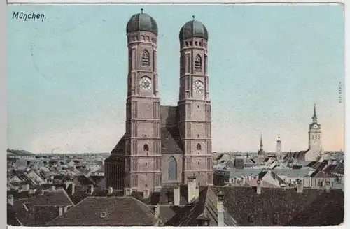 (6068) AK München, Frauenkirche 1906