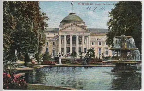 (6059) AK Wiesbaden, Kurhaus 1911