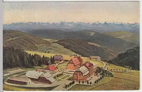 (6044) Künstler AK Willy Moralt, Feldberger Hof, Schwarzw. 1930