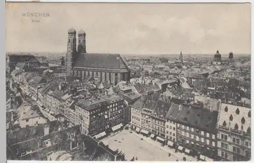 (6032) AK München, Frauenkirche, Stadtansicht 1908