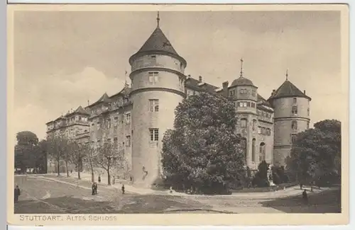 (6031) AK Stuttgart, Altes Schloss 1920