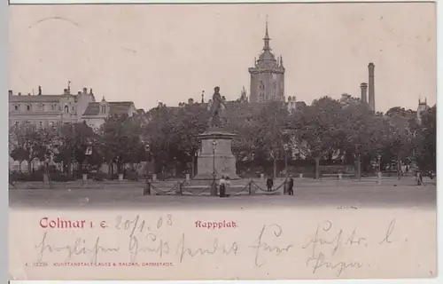 (6026) AK Colmar, Elsass, Rapplatz 1903