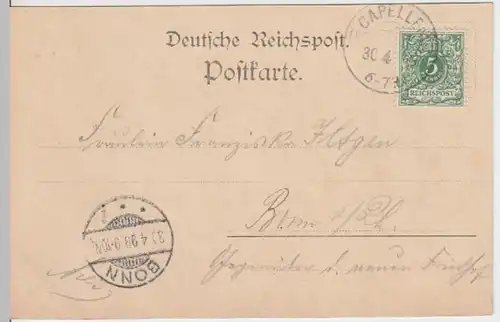 (6012) AK Gruß aus Stolzenfels, Schloss 1899