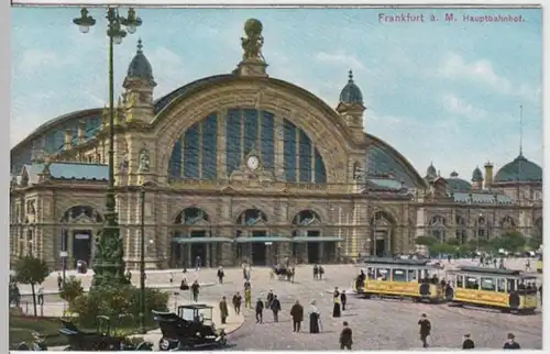 (6009) AK Frankfurt am Main, Hauptbahnhof, vor 1945