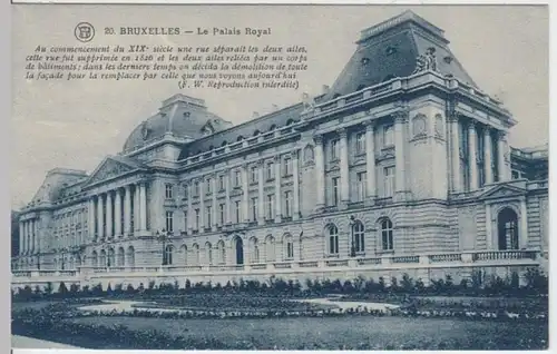 (6001) AK  Brüssel, Bruxelles, Palais Royal 1925