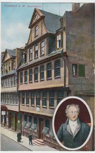 (5986) AK Frankfurt am Main, Goethehaus, vor 1945