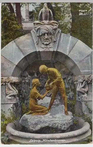 (5972) AK Leipzig, Märchenbrunnen, vor 1945