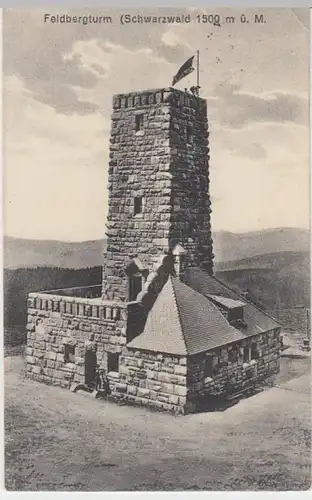 (5959) AK Feldberg, Schwarzw., Feldbergturm 1913